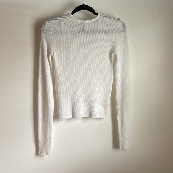 NWOT Urban Outfitters Out From Under White Long Sleeve Top - Picture 2 of 3